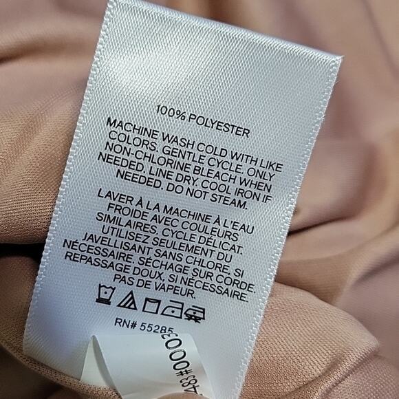 Express V Neck Midi Snakeprint Slip Dress with Side Slit Womens Size XS NWT - Picture 12 of 12